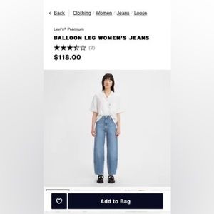 Levi’s Balloon Leg Jeans